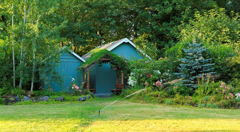 Tijdelijke verhuur tuinhuis  